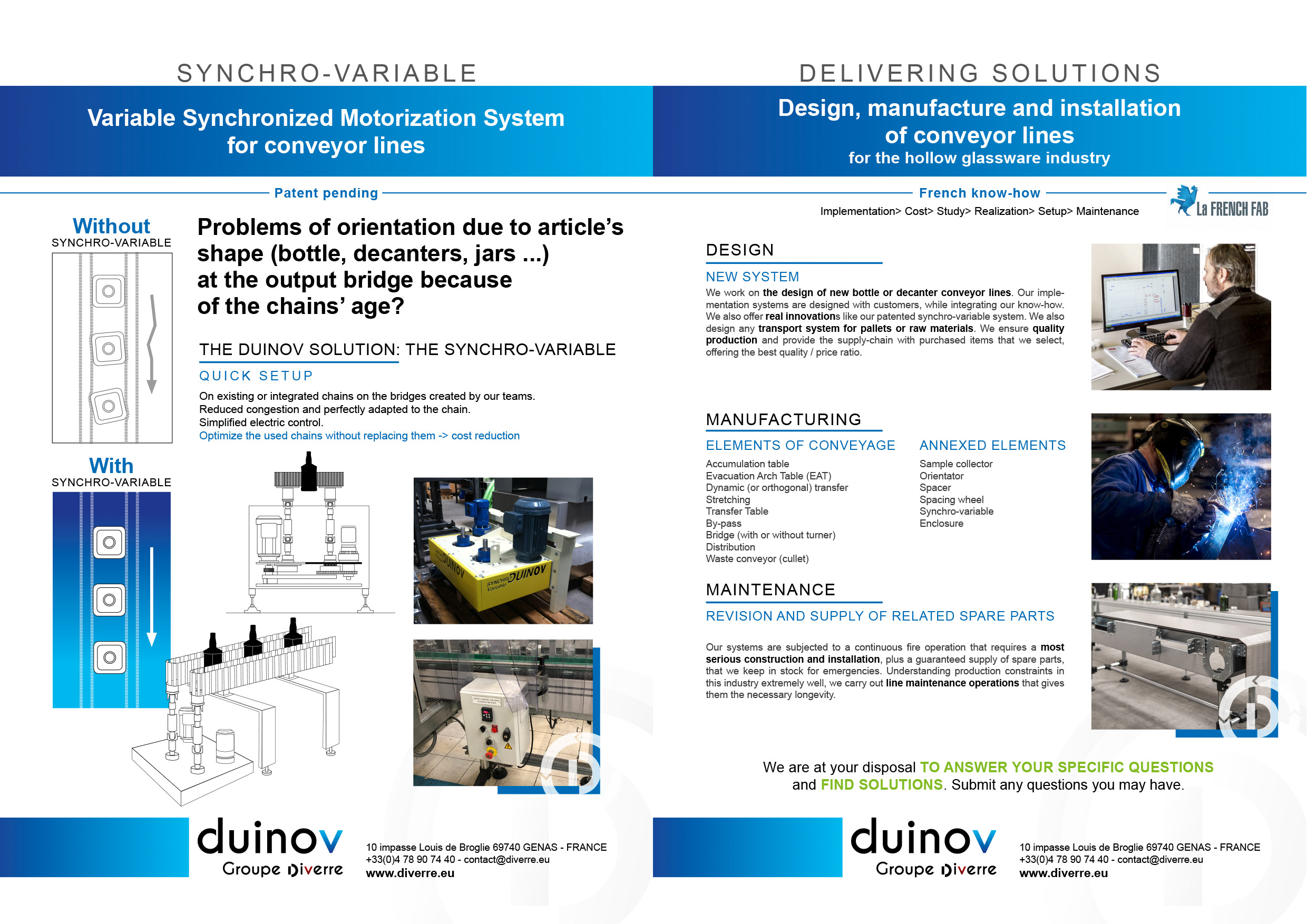 THE DUINOV SOLUTION: THE SYNCHRO-VARIABLE